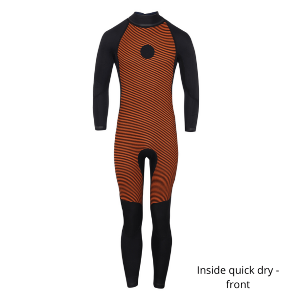 Combinaison néoprène 3mm longe-côte Homme - Clovis - Kaki – Image 2