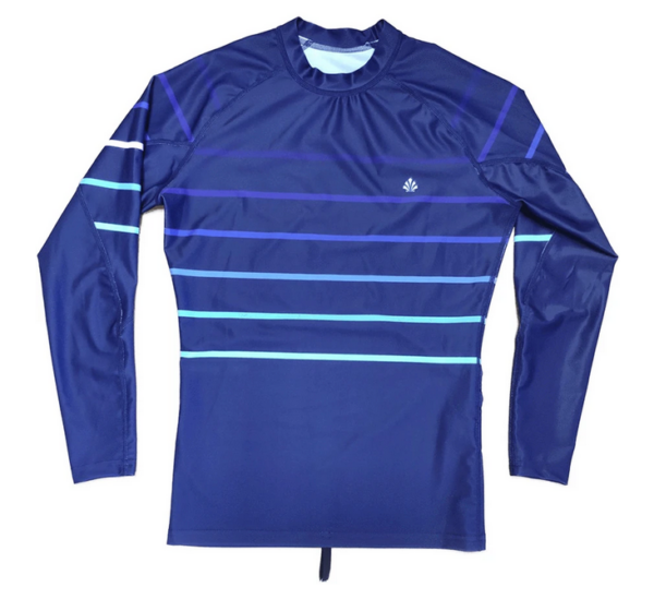 Lycra Line Manches Longues - Bleu