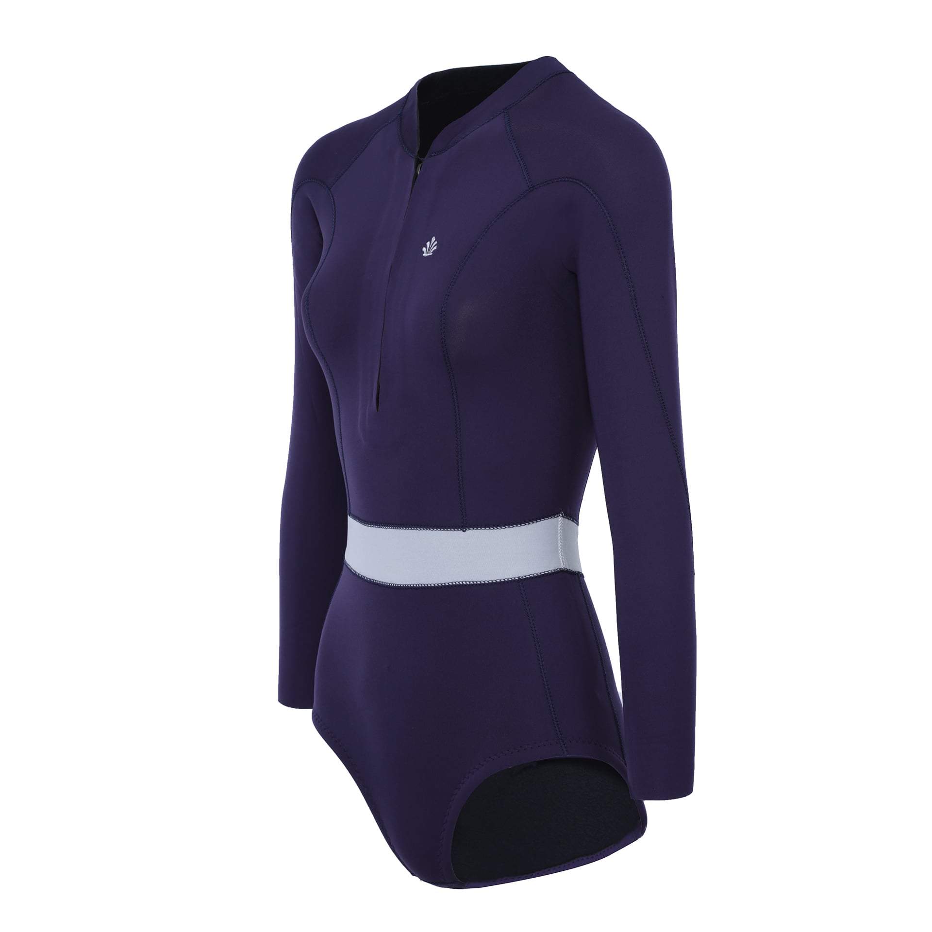 Shorty néoprène longe-cote femme manche longue 3mm - Saint-Jacques Wetsuits