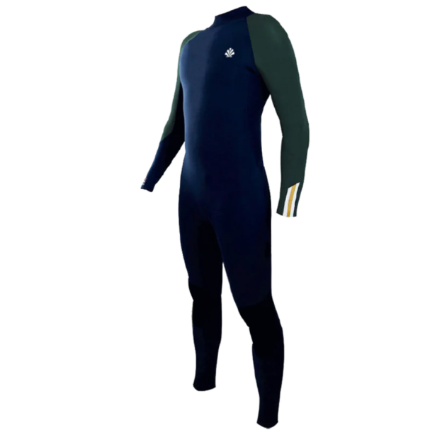 Clovis Back Zip 5mm Bleu/Kaki