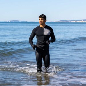 Veste néoprène homme 3 mm Rivage – Spéciale longe-côte