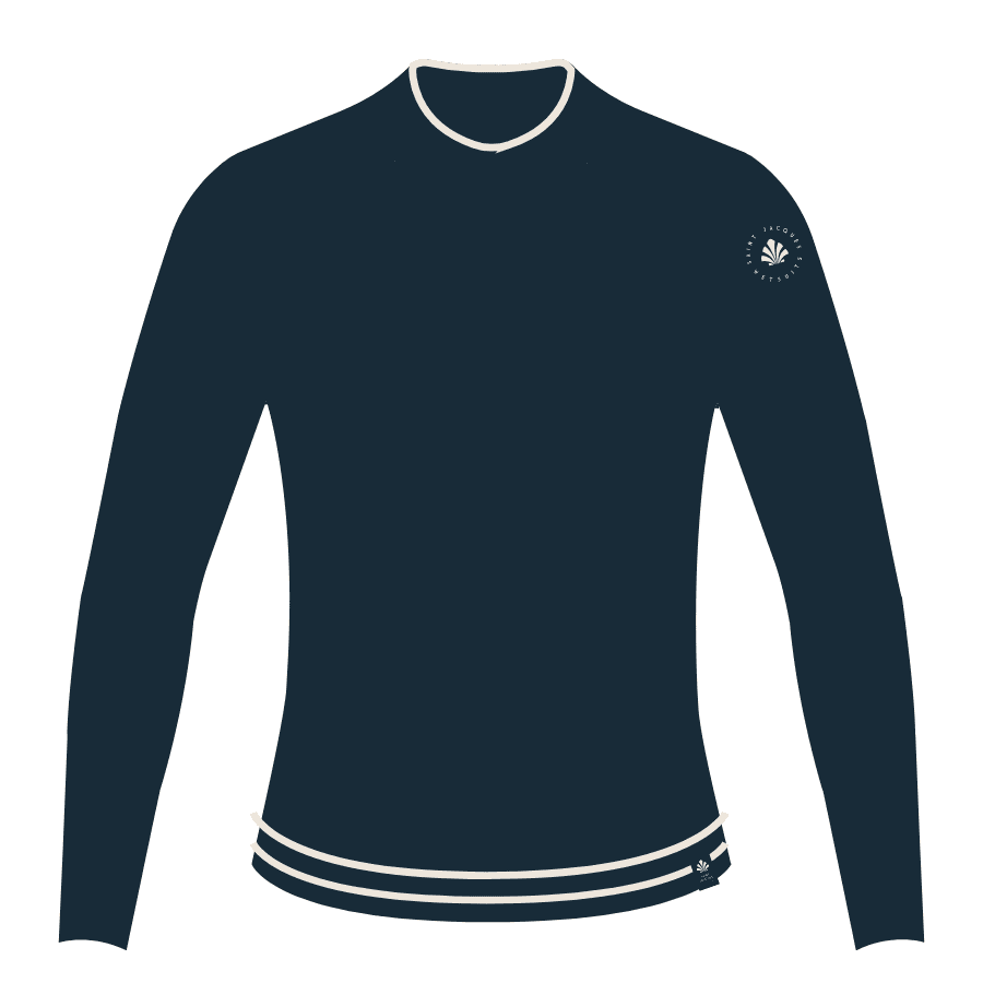 Lycra femme manches longues anti-UV - Marine – Image 4