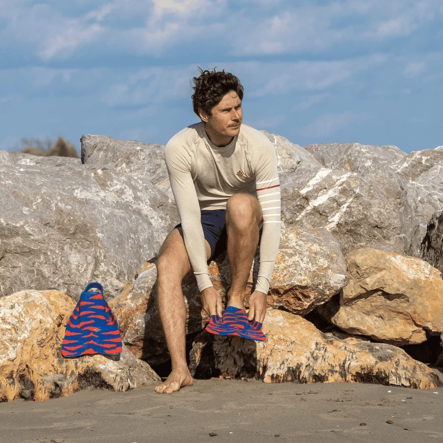 Lycra homme manches longues anti-UV - Marin – Image 4