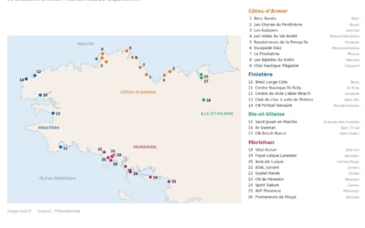 La liste des associations de Longe-Côte en Bretagne